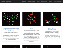 Tablet Screenshot of healthymolecules.com